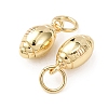 Brass Pendants KK-D019-14C-G-2