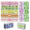 90Pcs 9 Styles Flower Pattern Soap Paper Tag DIY-WH0399-69-037-1