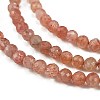 Natural Sunstone Beads Strands G-L597-C01-02-4