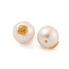 Round Natural Freshwater Pearl Beads PEAR-K009-13G-2