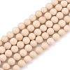 Natural Fossil Beads Strands LS-G-E110-6mm-2-1