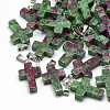 Natural Ruby in Zoisite Pendants X-G-T080-11-1