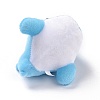 PP Cotton Mini Animal Plush Toys Dolphin Pendant Decoration HJEW-C002-01C-3