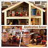 5Pcs Wood Barrels Miniature Ornaments DIY-WH0308-915-5