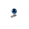 Stainless Steel Round Ball Dermal Anchor Base/Top for Women Men WGB1D88-02-1