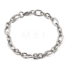 201 Stainless Steel Figaro Chain Bracelets for Men STAS-T077-13P-4