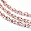 Brass Cable Chains KK-P155-53RG-NR-2