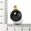 Natural & Synthetic Mixed Gemstone Perfume Bottle Pendants G-K338-22G-4