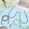 3Pcs 3 Colors PU Leather Eyeglass Chains AJEW-CL0005-86-4
