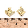 Brass Micro Pave Cubic Zirconia Pendants KK-A291-11E-G-3
