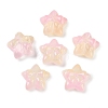 Transparent Spray Paint Glass Beads X1-GLAA-H035-02H-1