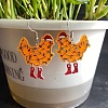 Chick Acrylic Dangle Earrings FS-WG1033A-03-1