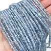 Natural Aquamarine Beads Strands X-G-L587-B02-01-1