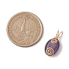 Gemstone Pendants PALLOY-JF03073-2
