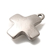 304 Stainless Steel Pendants STAS-P381-09P-2