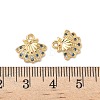 Brass Micro Pave Cubic Zirconia Charms KK-C099-01J-G-3