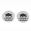 Non-Tarnish 201 Stainless Steel Pendants LS-STAS-T064-38P-25-2