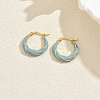 Twist Stainless Steel Hoop Earrings AW0162-5-1