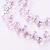 Transparent Glass Beads Strands LS-GLAA-T006-14G-3