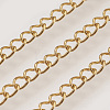 3.28 Feet Ion Plating(IP) Handmade 304 Stainless Steel Curb Chains X-STAS-P200-11G-1
