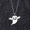 Non-Tarnish 201 Stainless Steel Pendant Necklaces for Man NJEW-Q336-02E-P-2