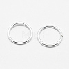 925 Sterling Silver Open Jump Rings STER-F032-07S-2