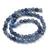 Natural Blue Aventurine Beads Strands G-E571-A10-01-3