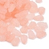 Frosted Transparent Acrylic Beads OACR-P029-04B-03-2