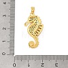 Ocean Brass & Rhinestone Pendants RB-CBA4B36-04G-02-3