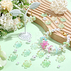 120Pcs Acrylic Bead Caps OACR-PA0002-13C-4