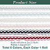 ARRICRAFT 12m 6 Colors Braided Net Lace Elastic Rubber Cord/Band OCOR-AR0001-26-2