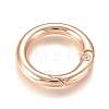 Alloy Spring Gate Ring PALLOY-WH0066-19B-2