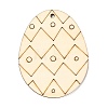 DIY Crafts Easter Egg Shape Cutouts Pendants AJEW-P087-B01-02-2