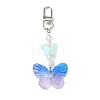 Acrylic Butterfly Pendant Decorations HJEW-JM01569-2