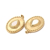 Ion Plating(IP) 304 Stainless Steel Pendants STAS-Q215-37G-2