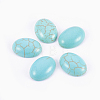 Synthetic Turquoise Cabochons X-G-H1554-14x10x5-1
