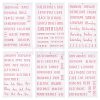 117Pcs Waterproof PVC Cash-Envelope Budget Category Stickers AJEW-WH0042-63-1