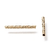 Corrugated Brass Tube Beads X-KK-H759-28B-G-2