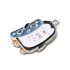 Winter Theme Alloy Enamel Pendants ENAM-M002-04I-P-2