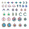 Kissitty 38Pcs 19 Style Alloy Charms FIND-KS0001-24-11