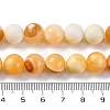 Natural Yellow Jade Beads Strands G-F591-17-10MM-6