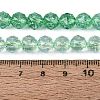 Crackle Transparent Glass Beads Strands GLAA-Q108-02A-05-4