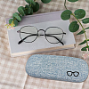1Pc Oval Polyester Eyeglass Cases AJEW-CN0007-32B-4