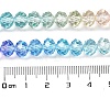 Transparent Painted Glass Beads Strands DGLA-A034-T6mm-A14-4