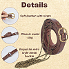Medieval PU Leather Waist Belts with Alloy Chains Tassel AJEW-WH0709-227A-4