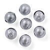 Transparent Blow High Borosilicate Glass Globe Beads X-GLAA-T003-09G-3