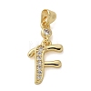 Brass Micro Pave Cubic Zirconia Pendants KK-M319-02G-F-1