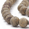 Natural Elephant Skin Jasper/Miriam Stone/Calligraphy Stone Beads Strands G-T106-124-2