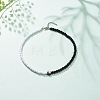 Polymer Clay Yin Yang & Acrylic Round Beaded Necklace for Women NJEW-JN03925-2