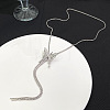 Adjustable Alloy Pendant Lariat Necklaces for Women FS-WGF503A-04-1